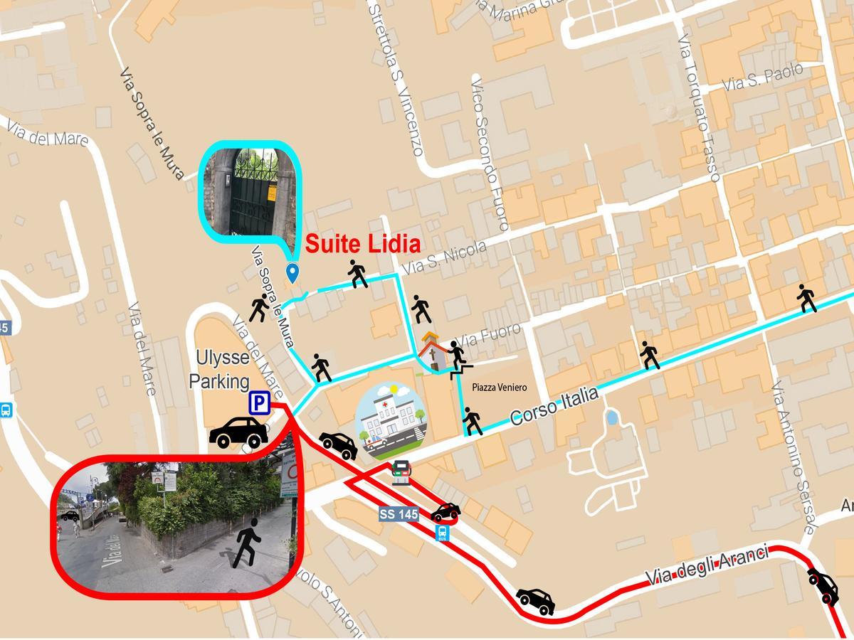 Suite Lidia B&B Сорренто Екстер'єр фото